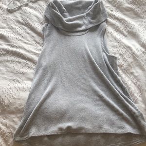 Cowlneck sleeveless Anthropologie shirt